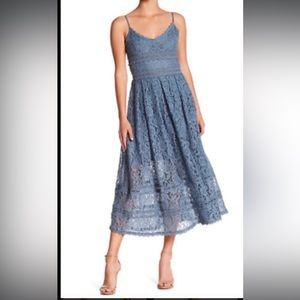 Gorgeous lace dusty blue dress! From Nordstrom